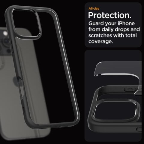 SPIGEN ULTRA HYBRID zaštita za iPHONE 16 PRO (MATTE BLACK) - Slika 14