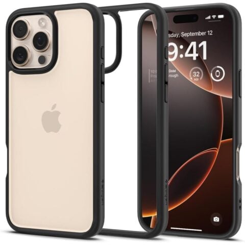 SPIGEN ULTRA HYBRID zaštita za iPHONE 16 PRO (MATTE BLACK) - Slika 1
