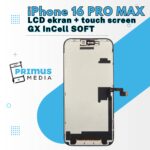 LCD ekran + touch screen | iPhone 16 PRO MAX | KOMPLET | soft InCell GX - Slika 3