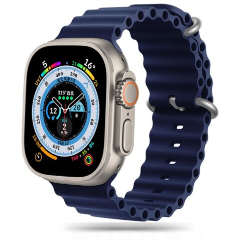 TECH-PROTECT ICONBAND PRO narukvica za APPLE WATCH 4 / 5 / 6 / 7 / 8 / 9 / 10 / 11 / SE / ULTRA (42 / 44 / 45 / 49mm) MIDNIGHT BLUE - Slika 1