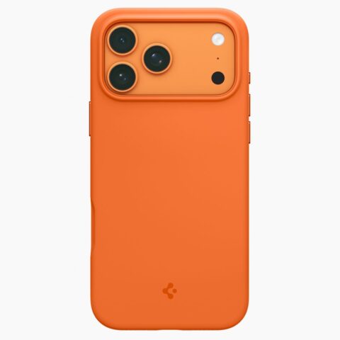 SPIGEN SILICONE FIT MAG MAGSAFE zaštita za iPHONE 17 PRO (COSMIC ORANGE) - Slika 4