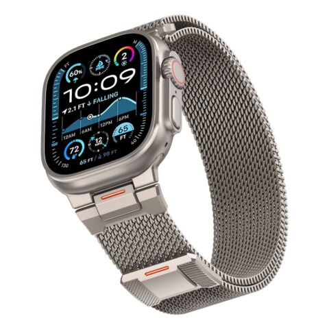 TECH-PROTECT MILANO VANGUARD Apple watch 8 / 9 / 10 / 11 / SE / ULTRA (44 / 45 / 46 / 49 mm) TITANIUM - Slika 4