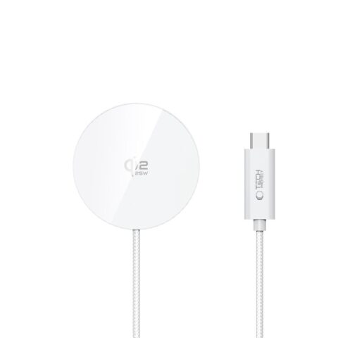 TECH-PROTECT A50 magnetski magsafe bežični punjač 25W QI2.2 (bijeli) - Slika 4