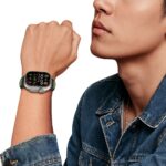 TECH-PROTECT ICONBAND LINE narukvica za APPLE WATCH 4 / 5 / 6 / 7 / 8 / 9 / 10 / 11 / SE / ULTRA (42 / 44 / 45 / 49mm) BLACK/NAVY - Slika 5