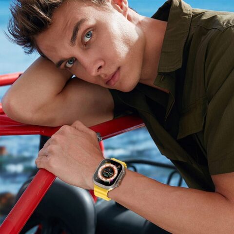 TECH-PROTECT ICONBAND PRO narukvica za APPLE WATCH 4 / 5 / 6 / 7 / 8 / 9 / 10 / 11 / SE / ULTRA (42 / 44 / 45 / 49mm) MIDNIGHT BLUE - Slika 5