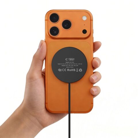 TECH-PROTECT A50 magnetski magsafe bežični punjač 25W QI2.2 (crni) - Slika 6