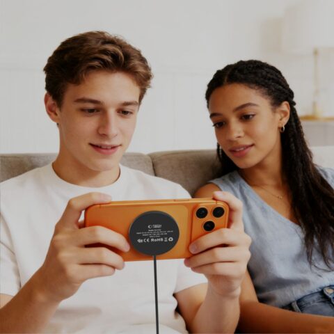 TECH-PROTECT A50 magnetski magsafe bežični punjač 25W QI2.2 (crni) - Slika 8