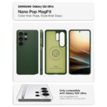 SPIGEN NANO POP MAG MAGSAFE zaštita za Samsung GALAXY S26 ULTRA (AVO GREEN) - Slika 9