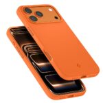 SPIGEN SILICONE FIT MAG MAGSAFE zaštita za iPHONE 17 PRO (COSMIC ORANGE) - Slika 9