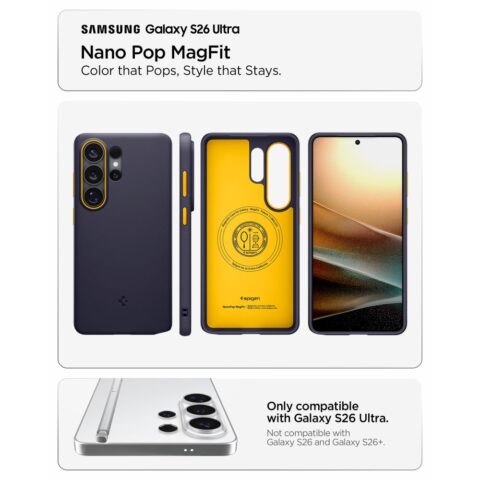 SPIGEN NANO POP MAG MAGSAFE zaštita za Samsung GALAXY S26 ULTRA (BLUEBERRY NAVY) - Slika 9