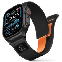 TECH-PROTECT NYLON ELITE APPLE WATCH 8 / 9 / 10 / 11 / SE / ULTRA (44 / 45 / 46 / 49 mm) (crno/narančasta)