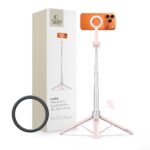 TECH-PROTECT L10S MAGSAFE BLUETOOTH SELFIE STICK TRIPOD 2 u 1 (PINK/GREY)