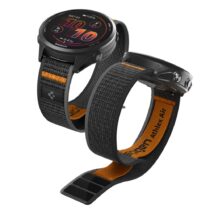 SPIGEN ATHLEX AIR narukvica za GARMIN QUICK RELEASE 22 mm ACTIVE (crno/narančasta)