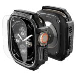 SPIGEN RUGGED ARMOR zaštita sa kaljenim staklom za APPLE WATCH ULTRA 1 / 2 / 3 (49 mm)