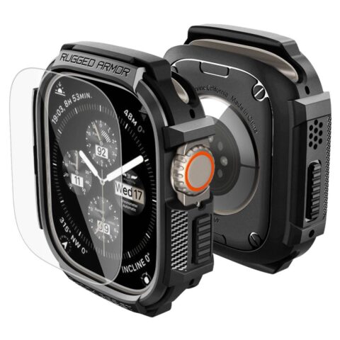 1 SPIGEN RUGGED ARMOR zaštita sa kaljenim staklom za APPLE WATCH ULTRA 1 / 2 / 3 (49 mm) - Slika 1