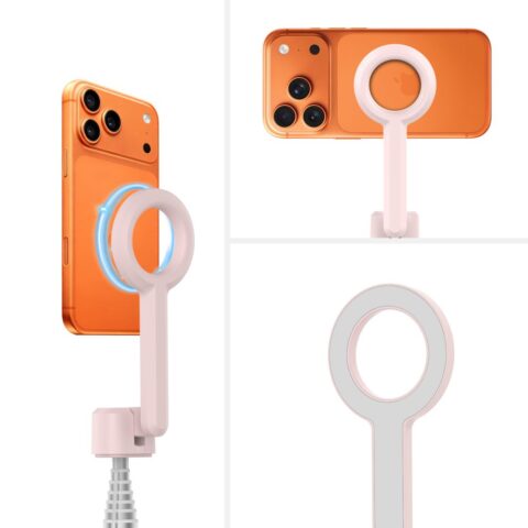 TECH-PROTECT L10S MAGSAFE BLUETOOTH SELFIE STICK TRIPOD 2 u 1 (PINK/GREY) - Slika 9