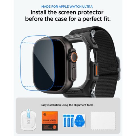 SPIGEN LITE FIT PRO narukvica i zaštita sa kaljenim staklom za  APPLE WATCH ULTRA 1 / 2 / 3 (49 mm) - Slika 11