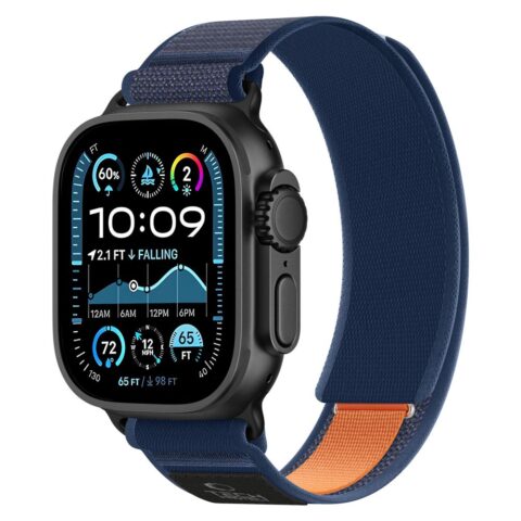 TECH-PROTECT NYLON ELITE APPLE WATCH 8 / 9 / 10 / 11 / SE / ULTRA (44 / 45 / 46 / 49 mm) (navy/narančasta) - Slika 3