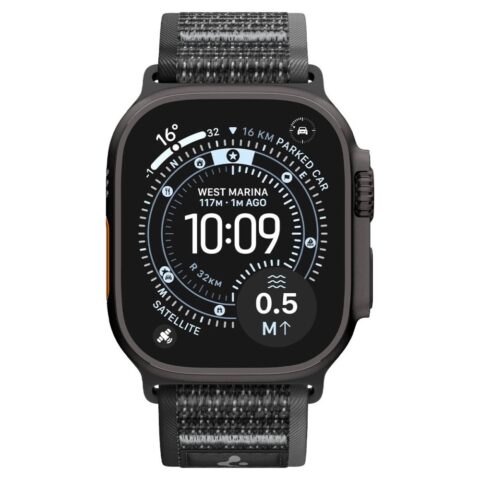 SPIGEN ATHLEX AIR 2 narukvica za APPLE WATCH 8 / 9 / 10 / 11 / SE / ULTRA (44 / 45 / 46 / 49 mm) ACTIVE crno/siva - Slika 3