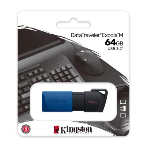 Kingston pendrive DataTraveler Exodia M DTXM 64GB (plavi) - Slika 3