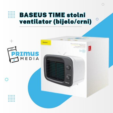 BASEUS TIME stolni ventilator (bijelo/crni) - Slika 3
