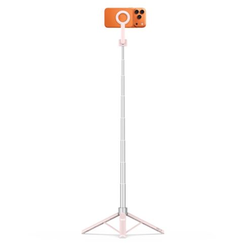 TECH-PROTECT L10S MAGSAFE BLUETOOTH SELFIE STICK TRIPOD 2 u 1 (PINK/GREY) - Slika 3
