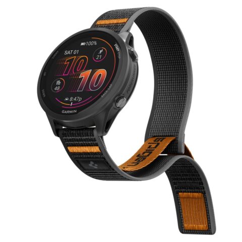 SPIGEN ATHLEX AIR narukvica za GARMIN QUICK RELEASE 22 mm ACTIVE (crno/narančasta) - Slika 3