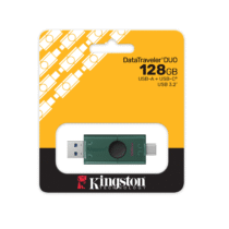 Kingston pendrive USB stick 128GB USB-A + USB-C 3.2 Gen 1 DataTraveler DuoG2