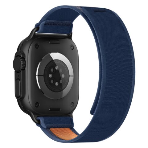 TECH-PROTECT NYLON ELITE APPLE WATCH 8 / 9 / 10 / 11 / SE / ULTRA (44 / 45 / 46 / 49 mm) (navy/narančasta) - Slika 4