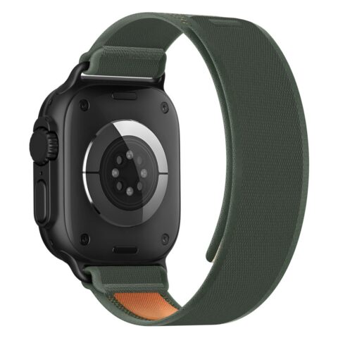 TECH-PROTECT NYLON ELITE APPLE WATCH 8 / 9 / 10 / 11 / SE / ULTRA (44 / 45 / 46 / 49 mm) (zeleno/narančasta) - Slika 4