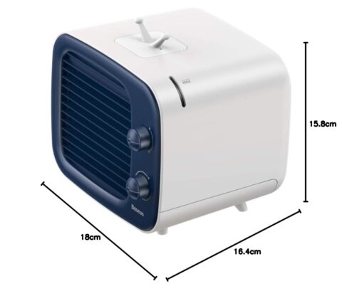 BASEUS TIME stolni ventilator (bijelo/crni) - Slika 6