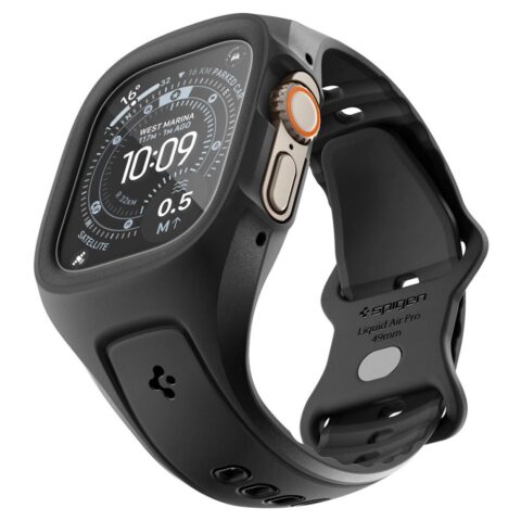 SPIGEN LIQUID AIR PRO narukvica i zaštita sa kaljenim staklom za  APPLE WATCH ULTRA 1 / 2 / 3 (49 mm) - Slika 4