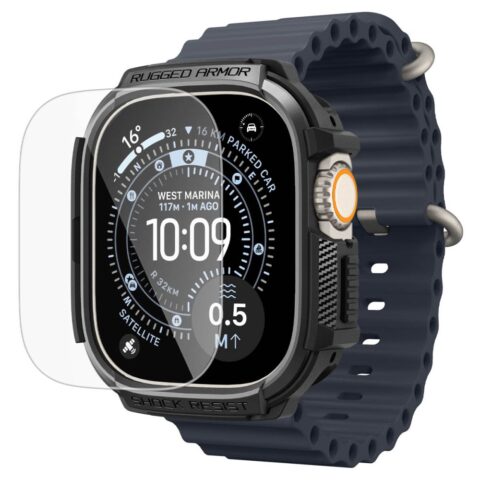 SPIGEN RUGGED ARMOR zaštita sa kaljenim staklom za APPLE WATCH ULTRA 1 / 2 / 3 (49 mm) - Slika 4