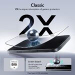 ESR ULTRAFIT TEMPERED GLASS 2 kaljena stakla sa aplikatorom iPHONE 16 PRO / 17 - Slika 5