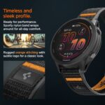 SPIGEN ATHLEX AIR narukvica za GARMIN QUICK RELEASE 22 mm ACTIVE (crno/narančasta) - Slika 7