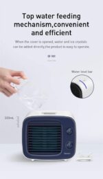 BASEUS TIME stolni ventilator (bijelo/crni) - Slika 10