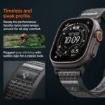 SPIGEN ATHLEX AIR 2 narukvica za APPLE WATCH 8 / 9 / 10 / 11 / SE / ULTRA (44 / 45 / 46 / 49 mm) ACTIVE crno/siva - Slika 8