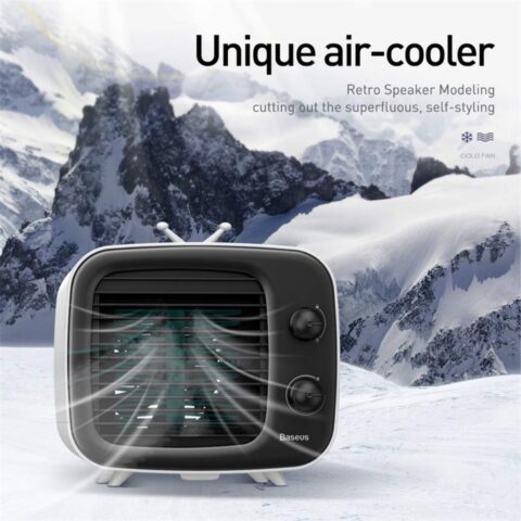 BASEUS TIME stolni ventilator (bijelo/crni) - Slika 12