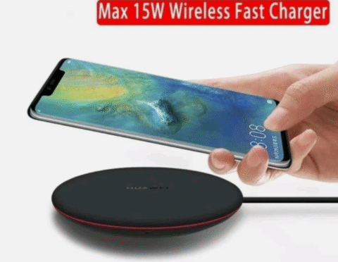 Bežični punjač za mobitel HUAWEI Wireless charger CP60 USB C - crni - Slika 3