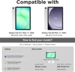 Kaljeno staklo 9H za Galaxy Tab A11 Plus 2025 / Tab A9 Plus 11 inča 2023 / Tab A11+ / A9+ 5G 11" - Slika 3