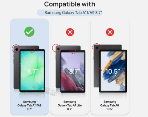 Kaljeno staklo 9H za Samsung Galaxy Tab A11 8.7" SM-X133 SM-X135 - Slika 2