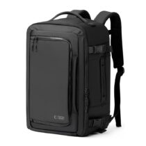 Ruksak za putovanje Tech-Protect "Defender S50" 20L - primjerenih dimenzija za prtljagu na zrakoplovu za Ryanair i Wizzair - crni