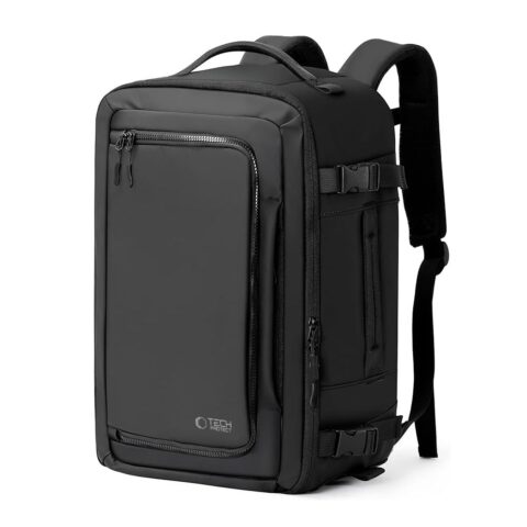 1 Ruksak za putovanje Tech-Protect "Defender S50" 20L - primjerenih dimenzija za prtljagu na zrakoplovu za Ryanair i Wizzair - crni - Slika 1