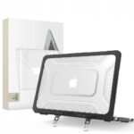 Tech-Protect Kevlar Pro futrola za Macbook Neo 13 2026 crno/prozirna