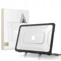 Tech-Protect Kevlar Pro futrola za Macbook Neo 13 2026 crno/prozirna