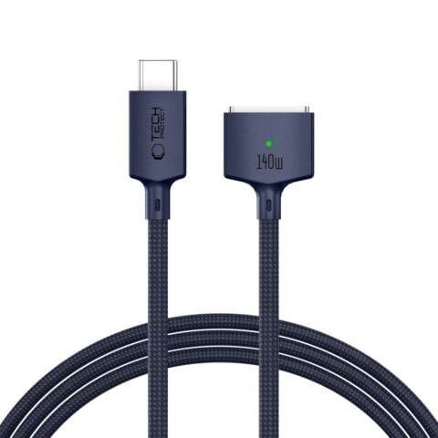 Tech-Protect MMC01 Ultraboost MagSafe 3 punjač za Macbook (Type C priključak) 2M 140W plavi - Slika 1