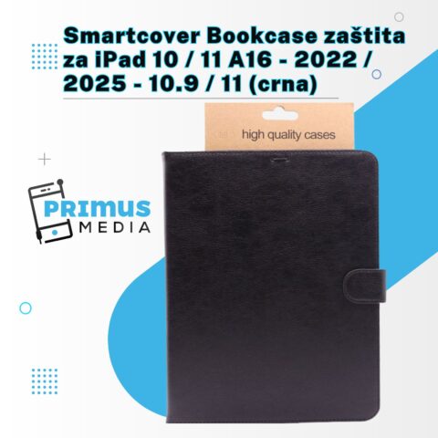 1 Smartcover Bookcase zaštita za iPad 10 / 11 A16 - 2022 / 2025 - 10.9 / 11 (crna) - Slika 1