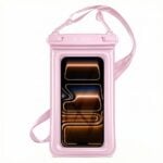 TECH-PROTECT UWC7 FLOATING vodootporna torbica za mobitele do 6,9" inča (pink) - Slika 2