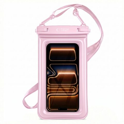 TECH-PROTECT UWC7 FLOATING vodootporna torbica za mobitele do 6,9" inča (pink) - Slika 2