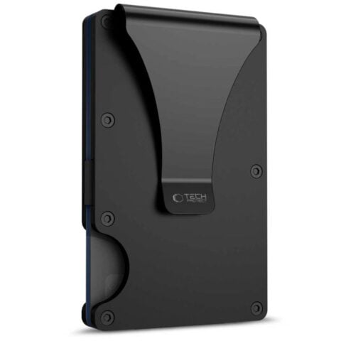 1 Tech-Protect Thorn novčanik s karticama RFID signal blocker (crna) - Slika 1